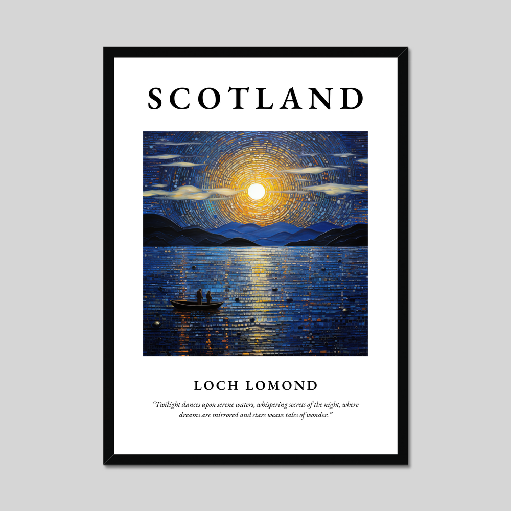 Poster of Loch Lomond, Scotland.