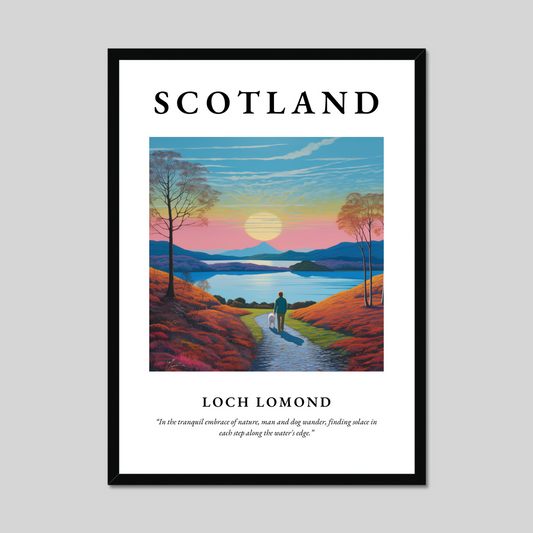 Poster of Loch Lomond, Scotland.