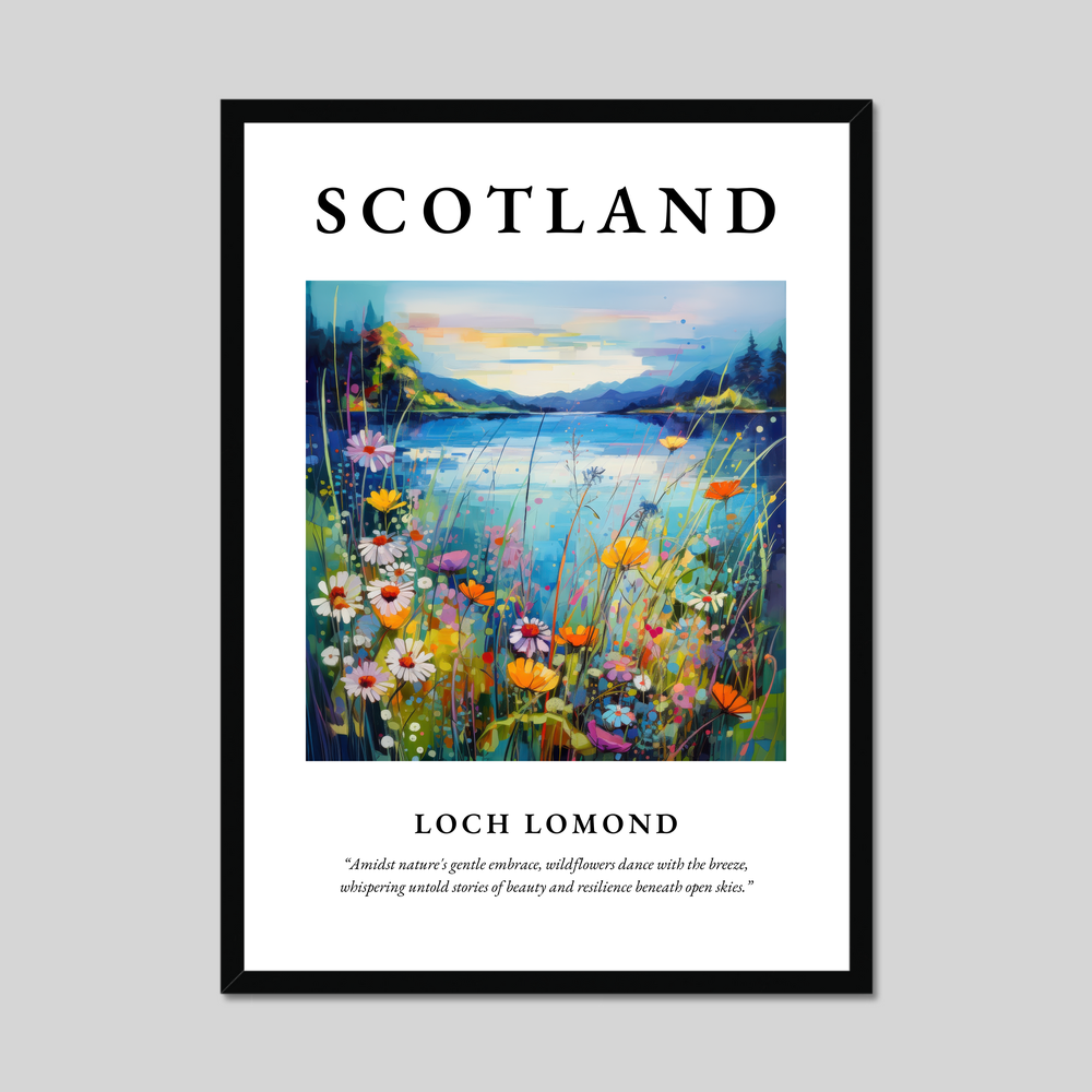 Poster of Loch Lomond, Scotland.