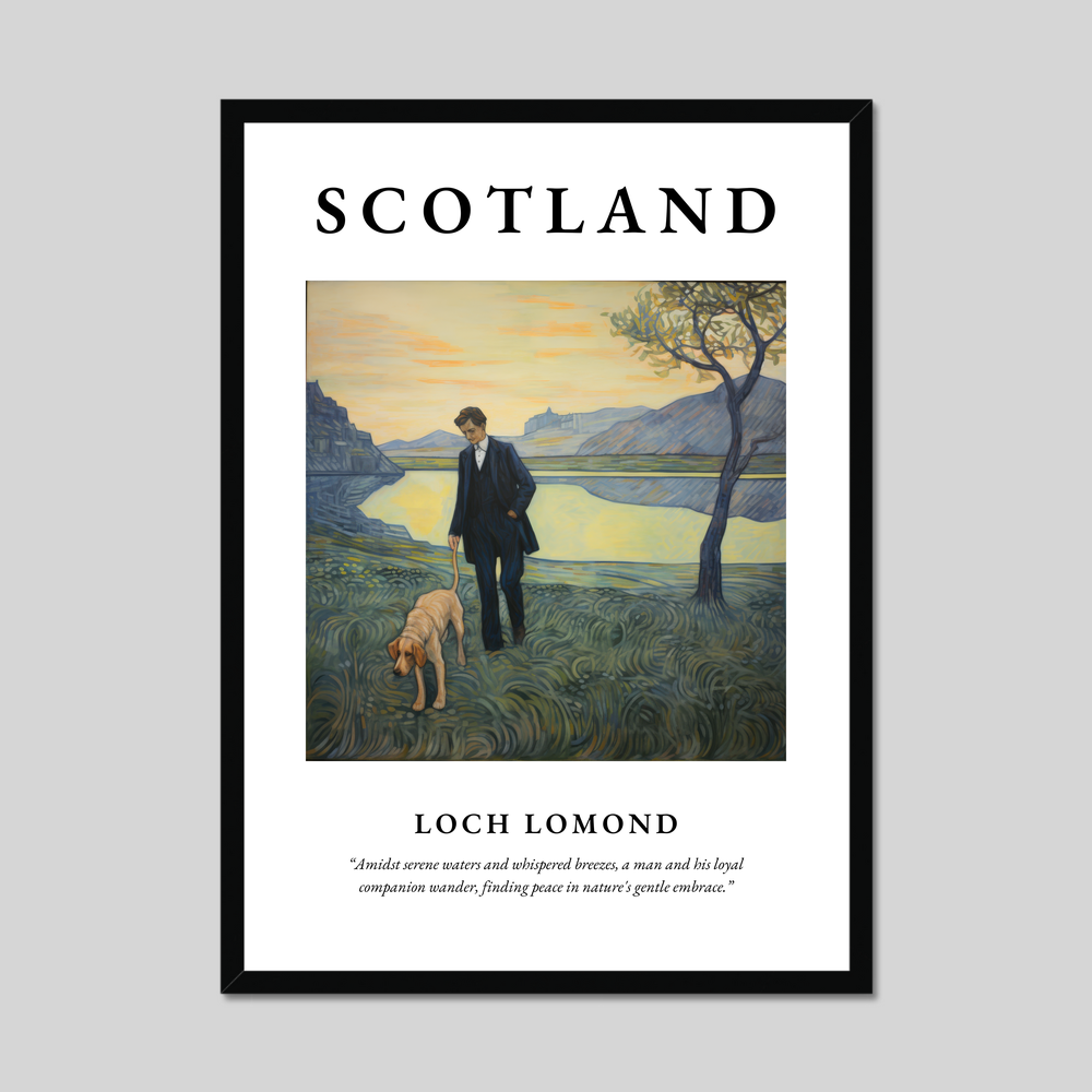 Poster of Loch Lomond, Scotland.