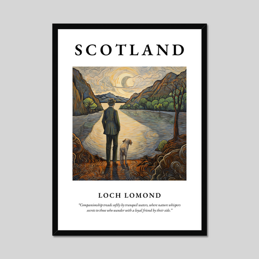 Poster of Loch Lomond, Scotland.