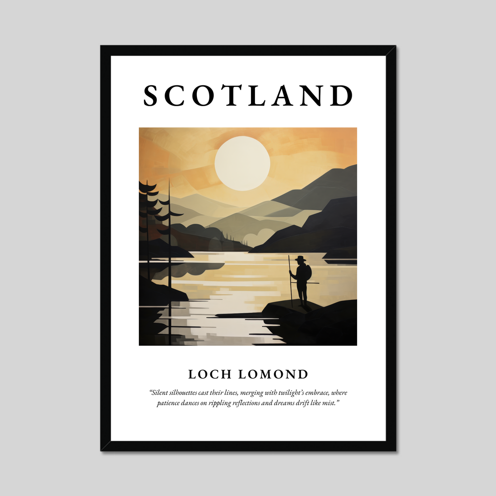 Poster of Loch Lomond, Scotland.