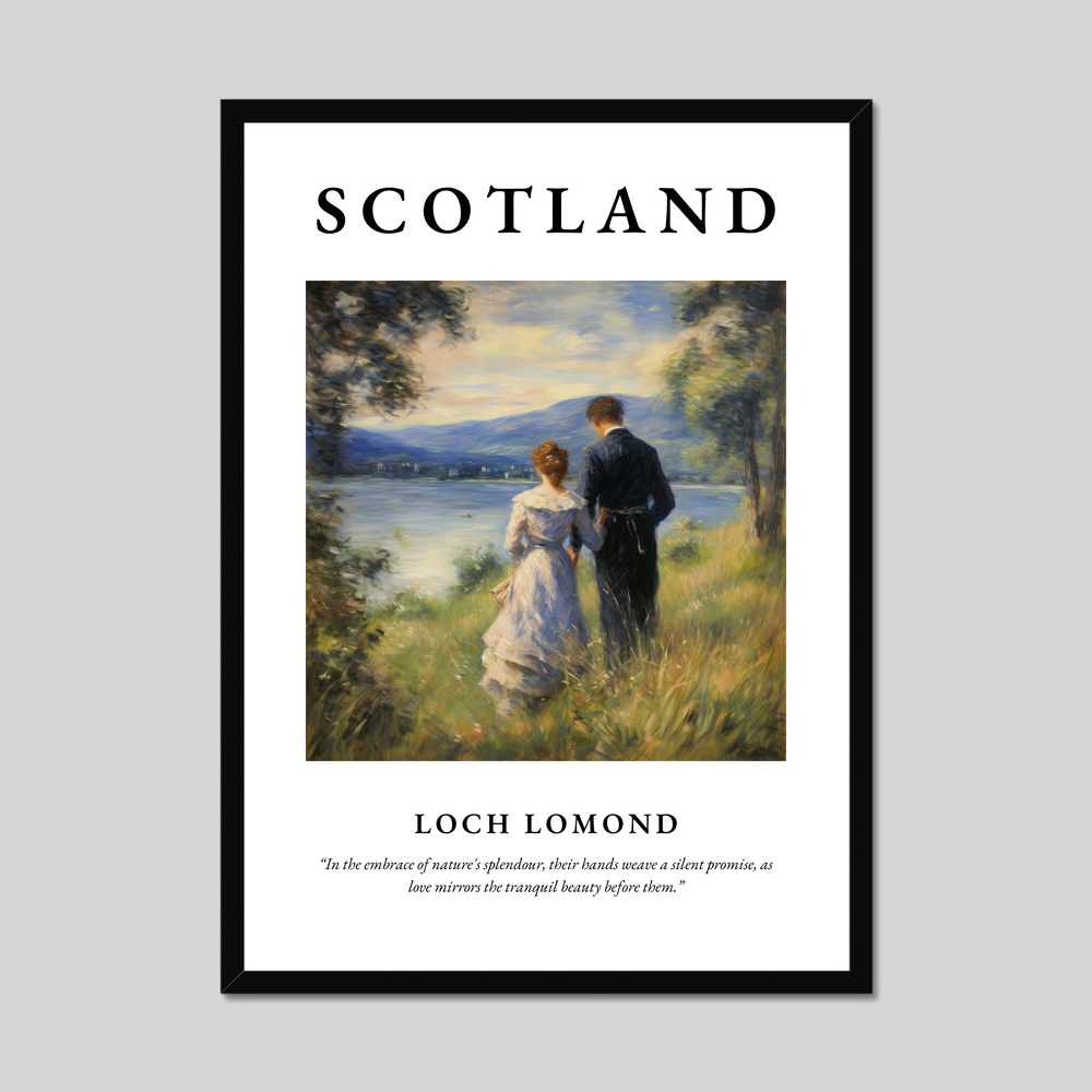 Poster of Loch Lomond, Scotland.