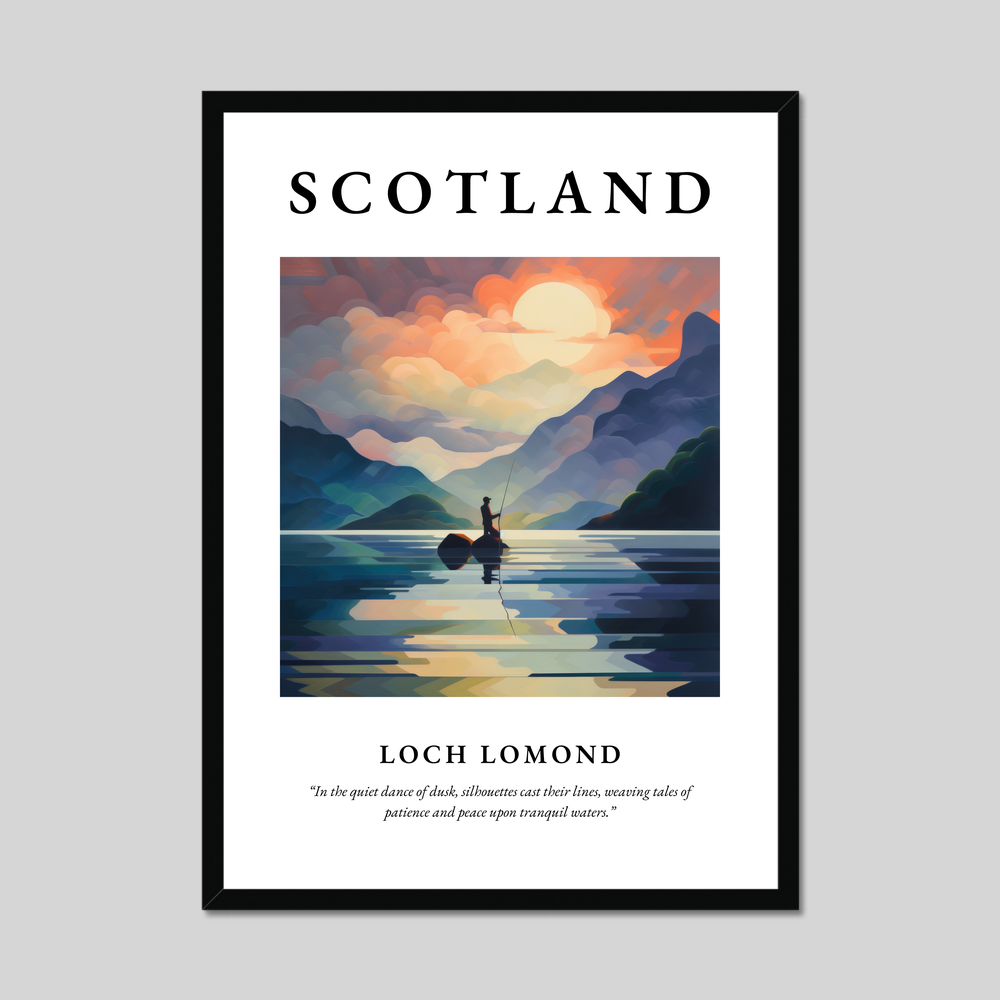 Poster of Loch Lomond, Scotland.