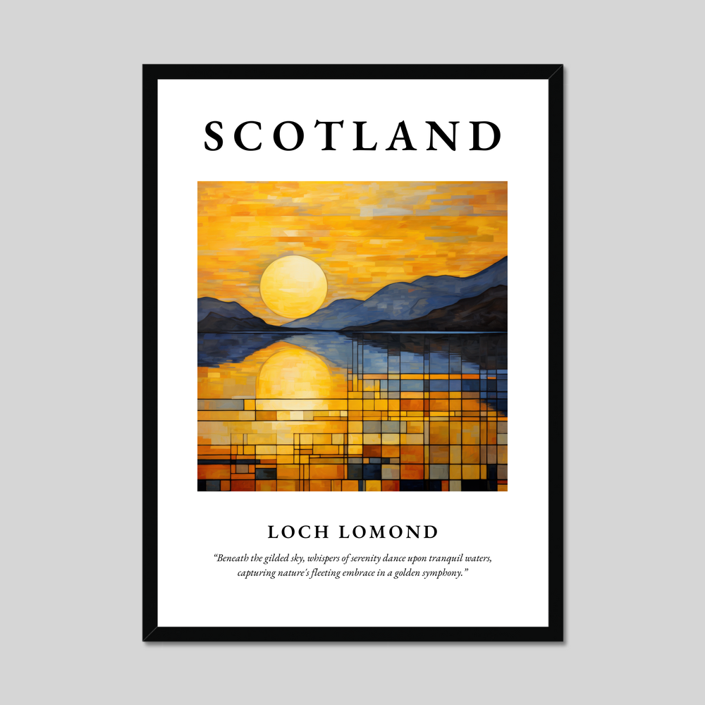 Poster of Loch Lomond, Scotland.