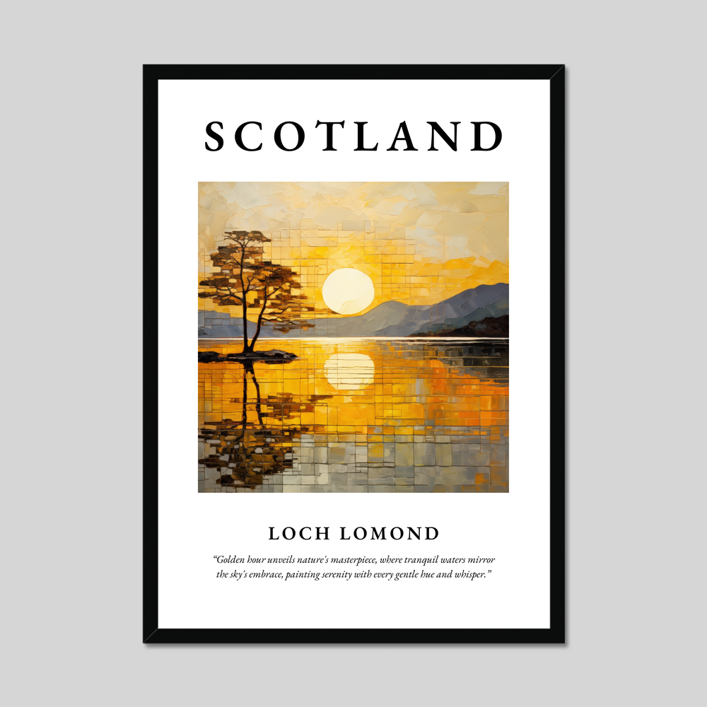 Poster of Loch Lomond, Scotland.