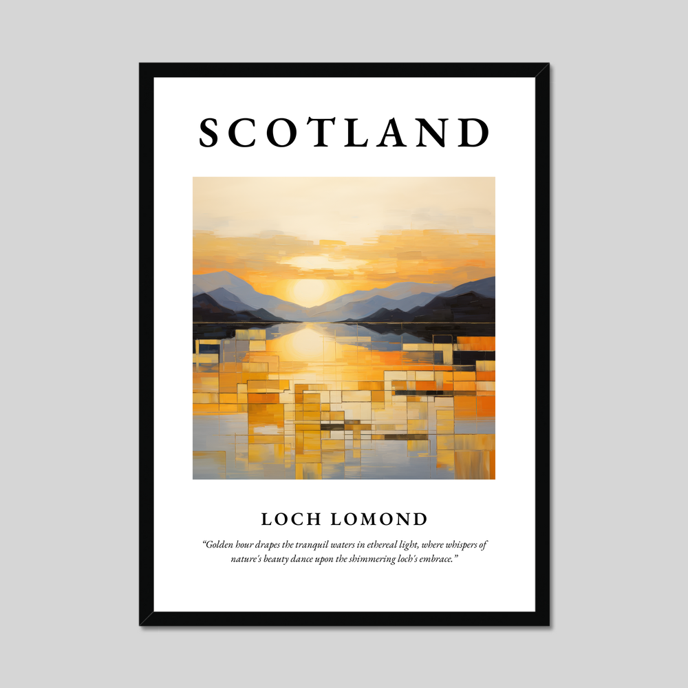 Poster of Loch Lomond, Scotland.