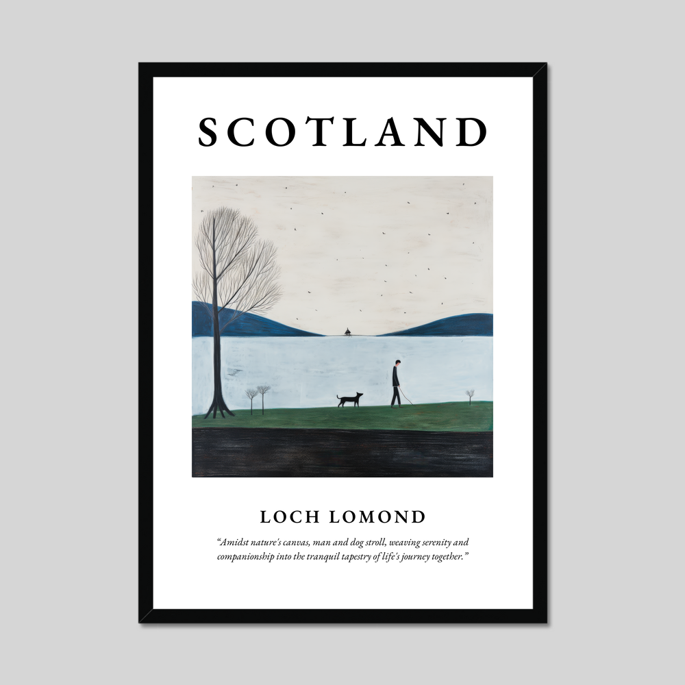 Poster of Loch Lomond, Scotland.