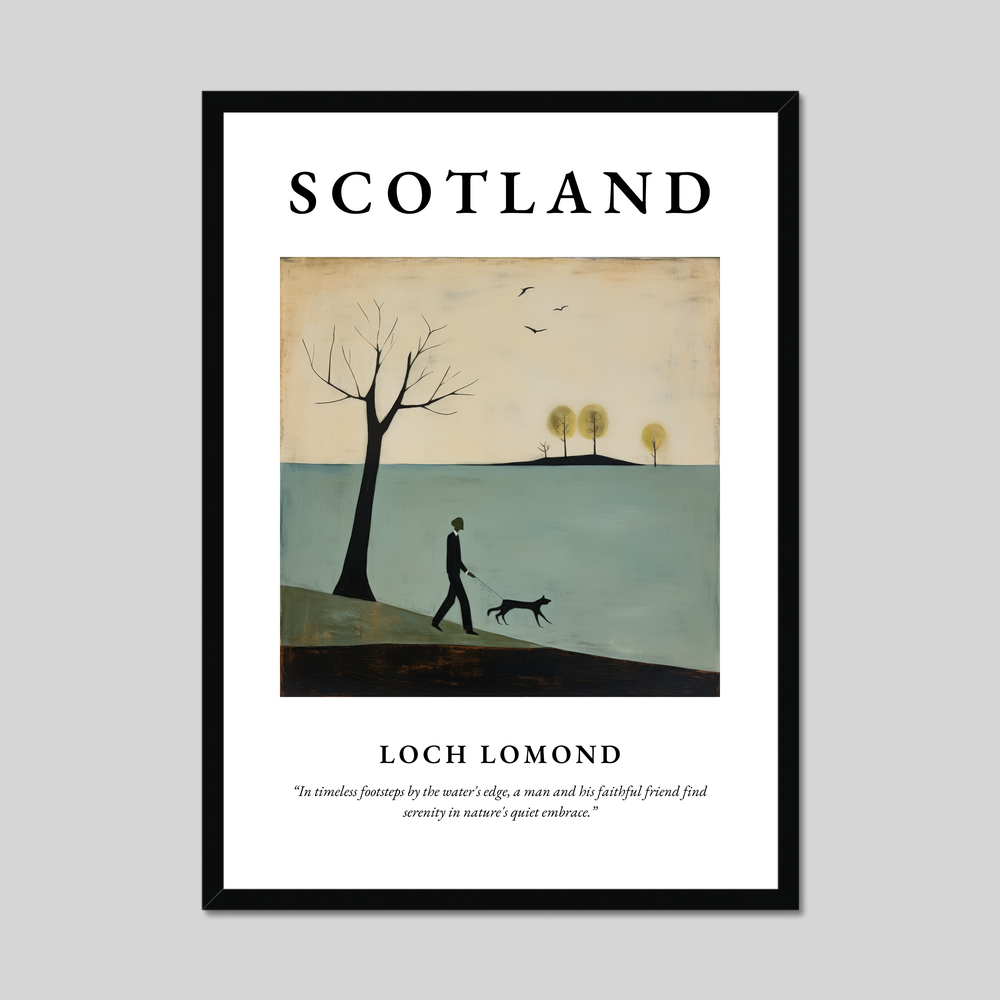 Poster of Loch Lomond, Scotland.