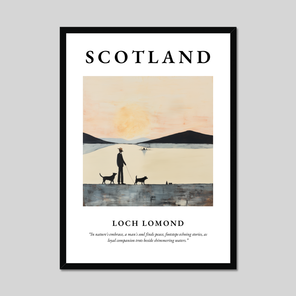 Poster of Loch Lomond, Scotland.