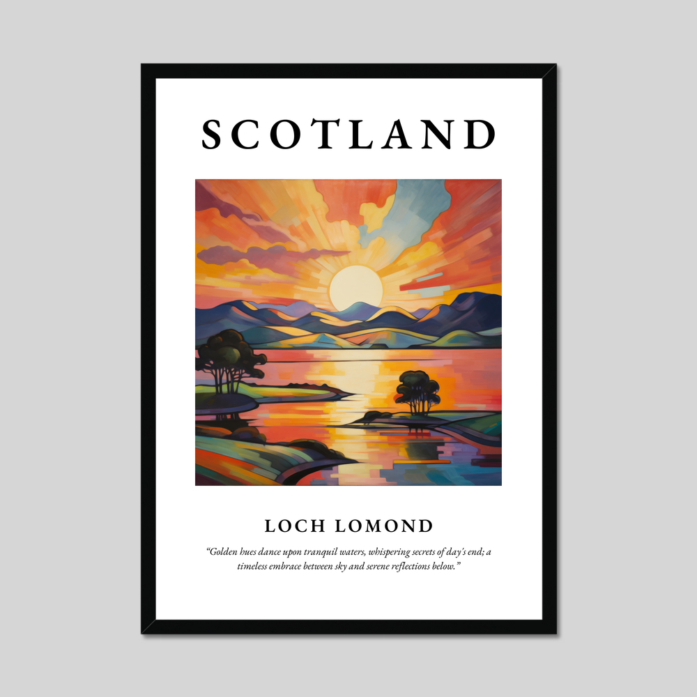 Poster of Loch Lomond, Scotland.