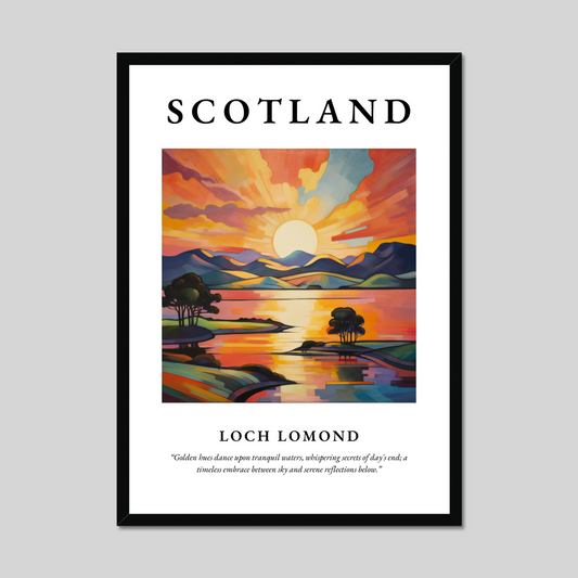 Poster of Loch Lomond, Scotland.