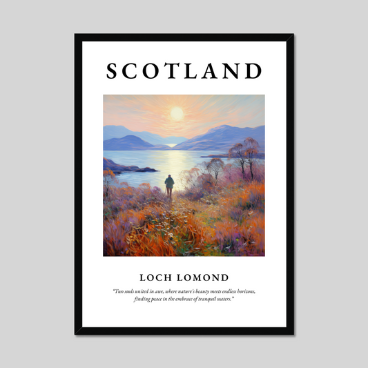 Poster of Loch Lomond, Scotland.