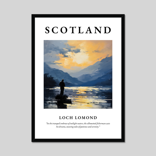 Poster of Loch Lomond, Scotland.