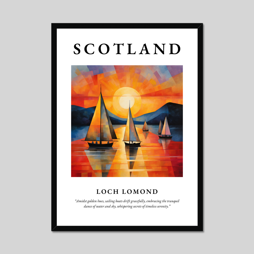 Poster of Loch Lomond, Scotland.