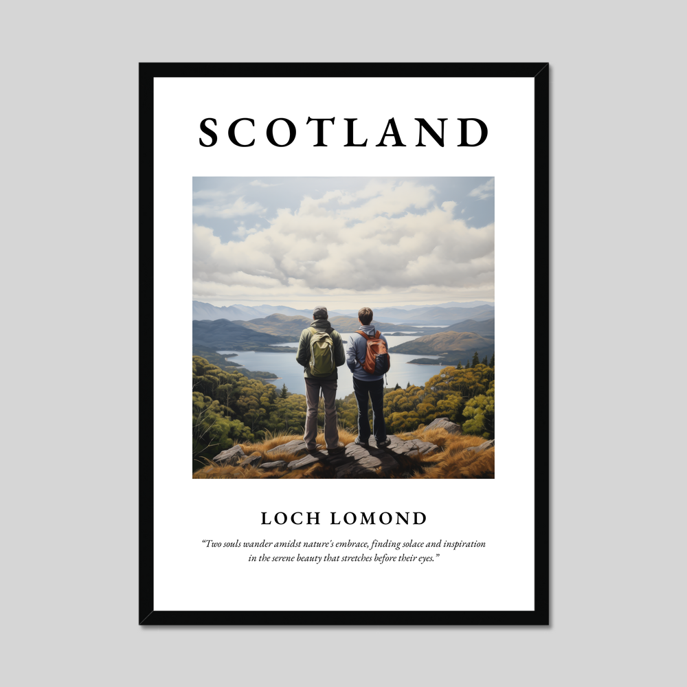 Poster of Loch Lomond, Scotland.