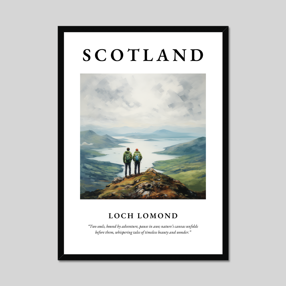 Poster of Loch Lomond, Scotland.