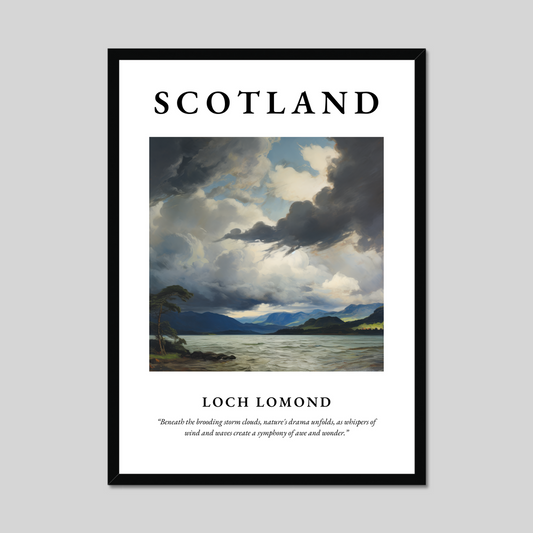 Poster of Loch Lomond, Scotland.