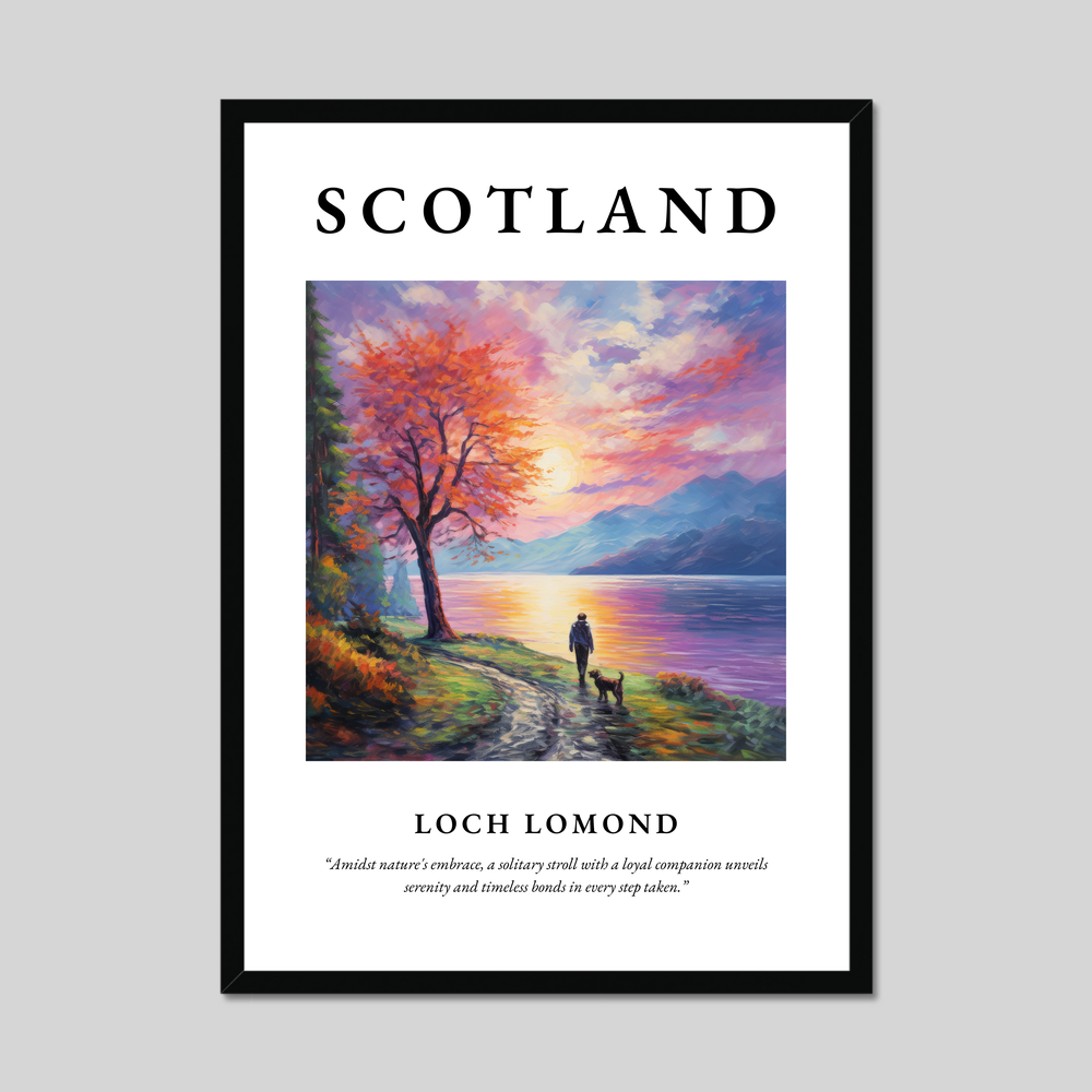 Poster of Loch Lomond, Scotland.