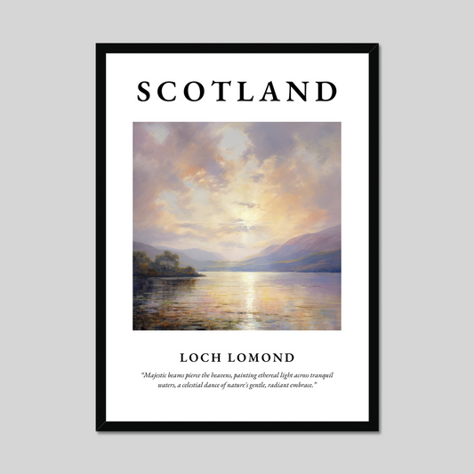 Poster of Loch Lomond, Scotland.