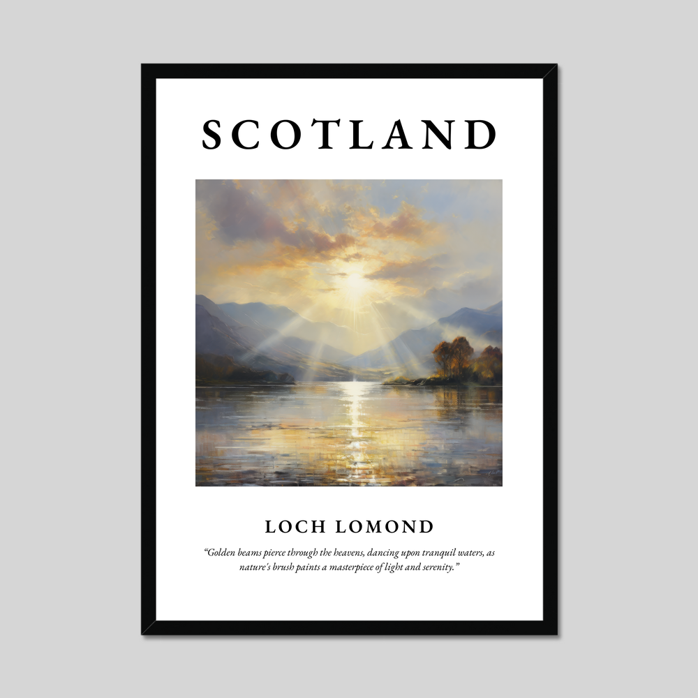 Poster of Loch Lomond, Scotland.