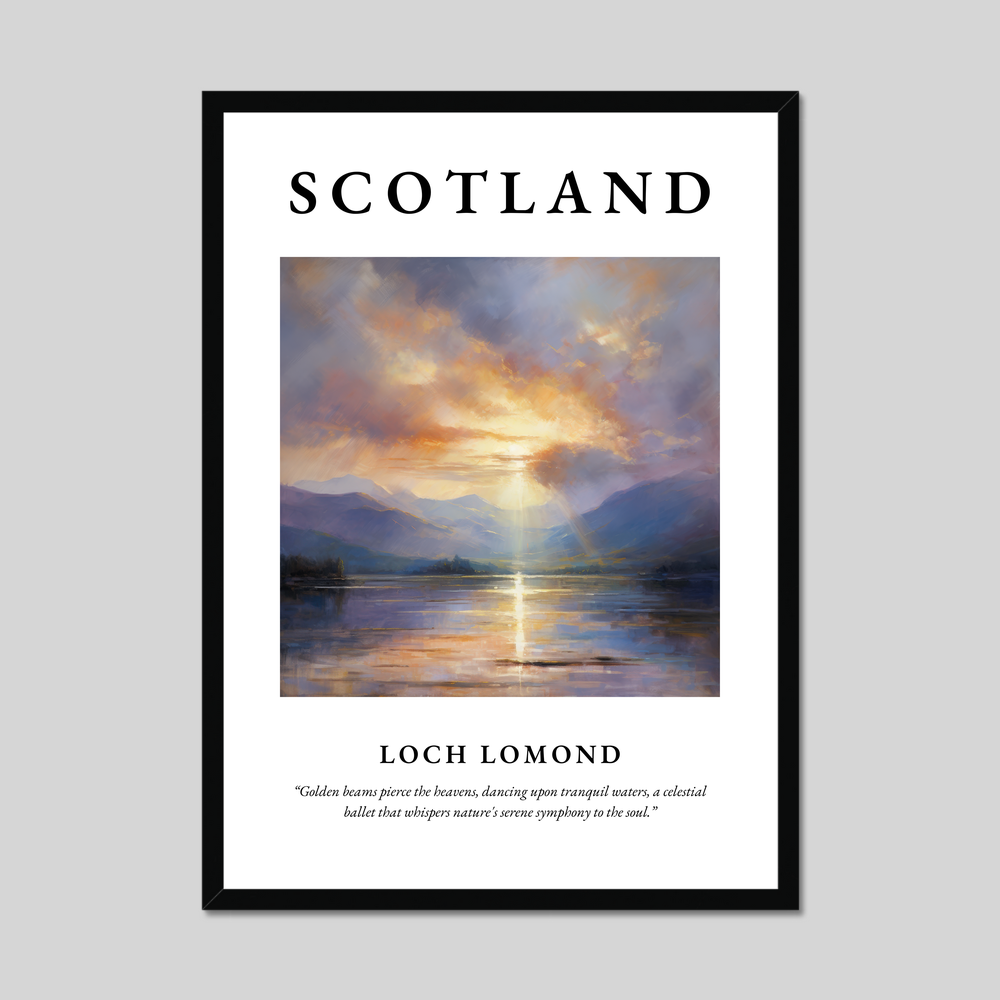 Poster of Loch Lomond, Scotland.