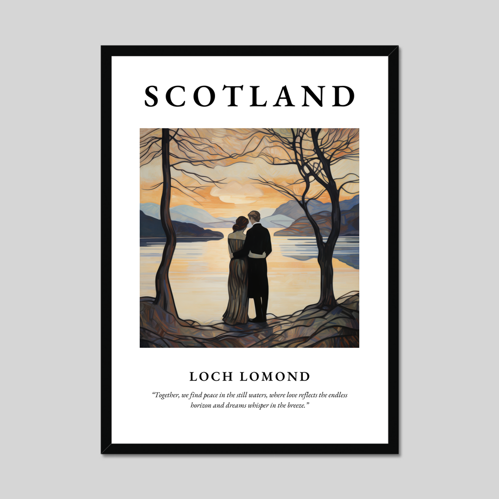 Poster of Loch Lomond, Scotland.