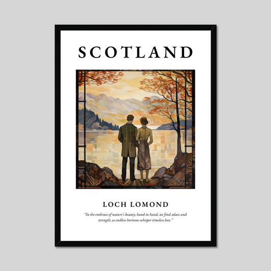 Poster of Loch Lomond, Scotland.