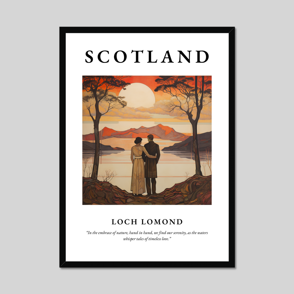 Poster of Loch Lomond, Scotland.