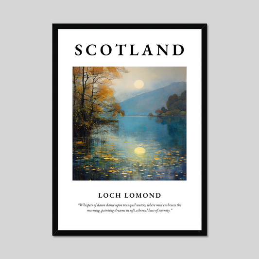 Poster of Loch Lomond, Scotland.