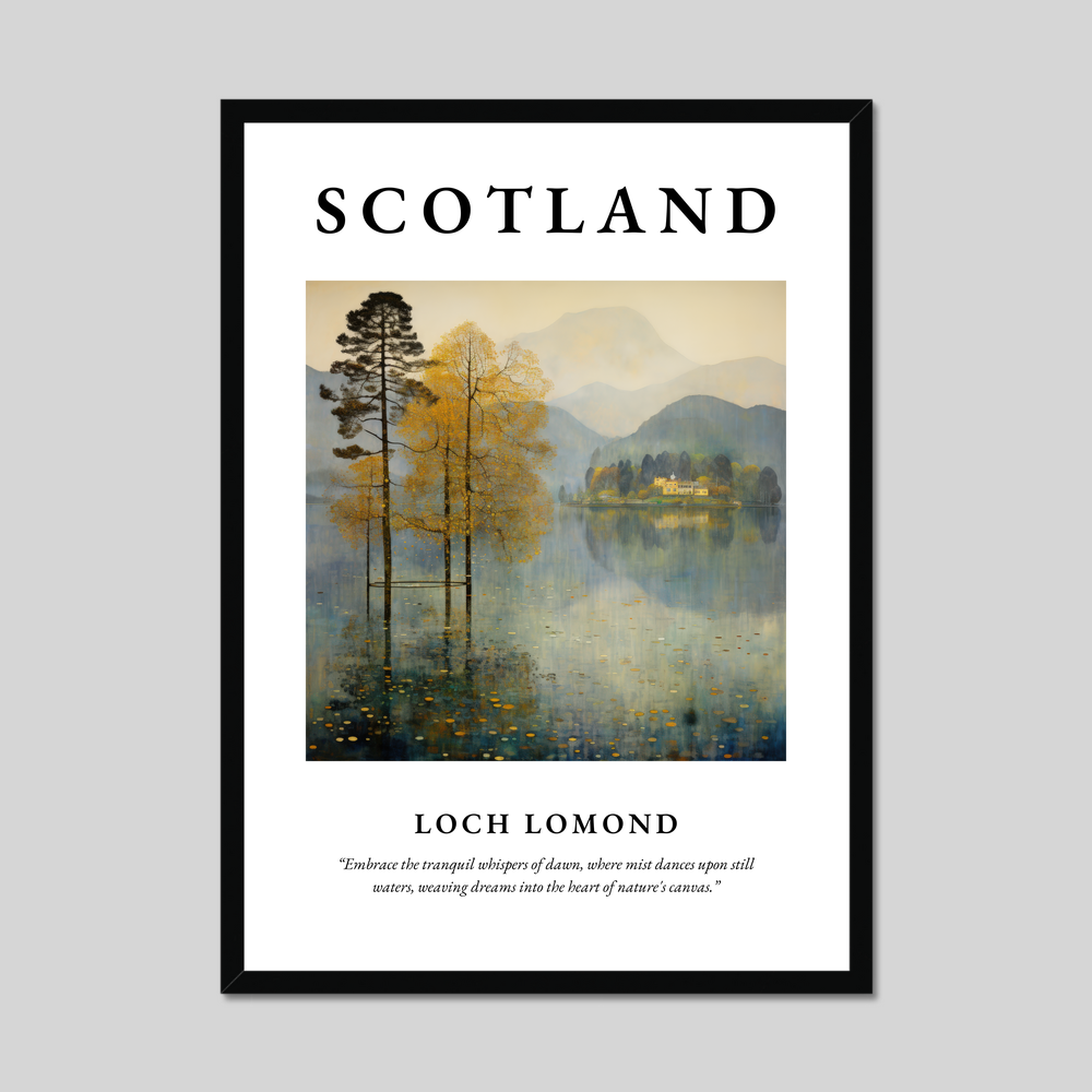 Poster of Loch Lomond, Scotland.