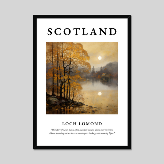 Poster of Loch Lomond, Scotland.