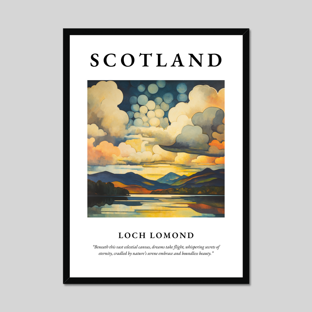 Poster of Loch Lomond, Scotland.