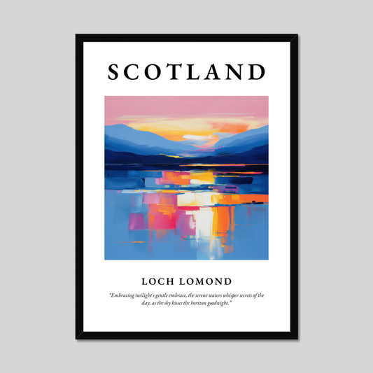 Poster of Loch Lomond, Scotland.