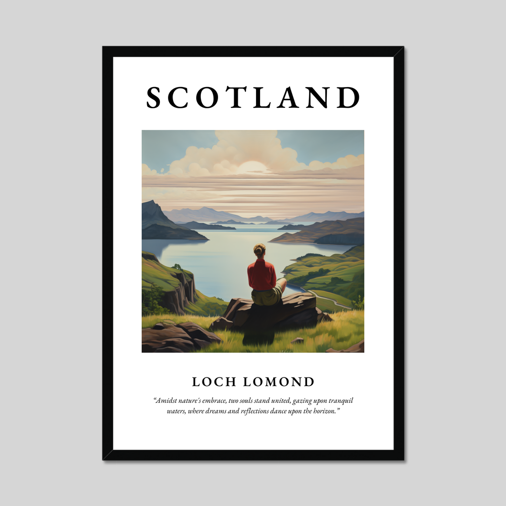 Poster of Loch Lomond, Scotland.