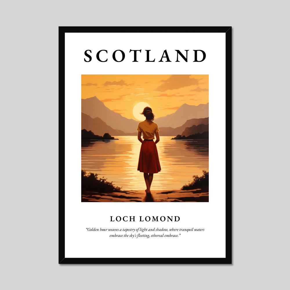 Poster of Loch Lomond, Scotland.