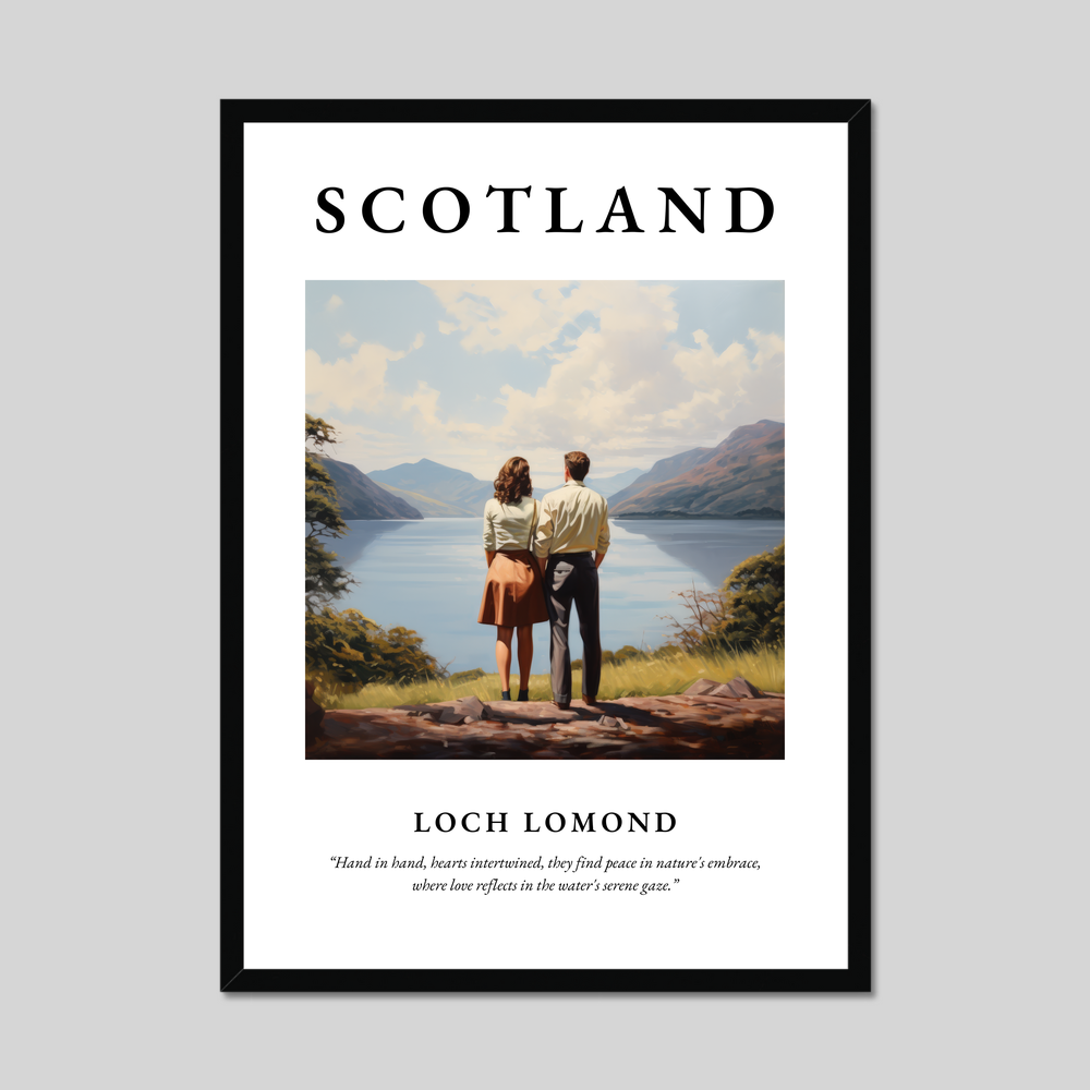 Poster of Loch Lomond, Scotland.