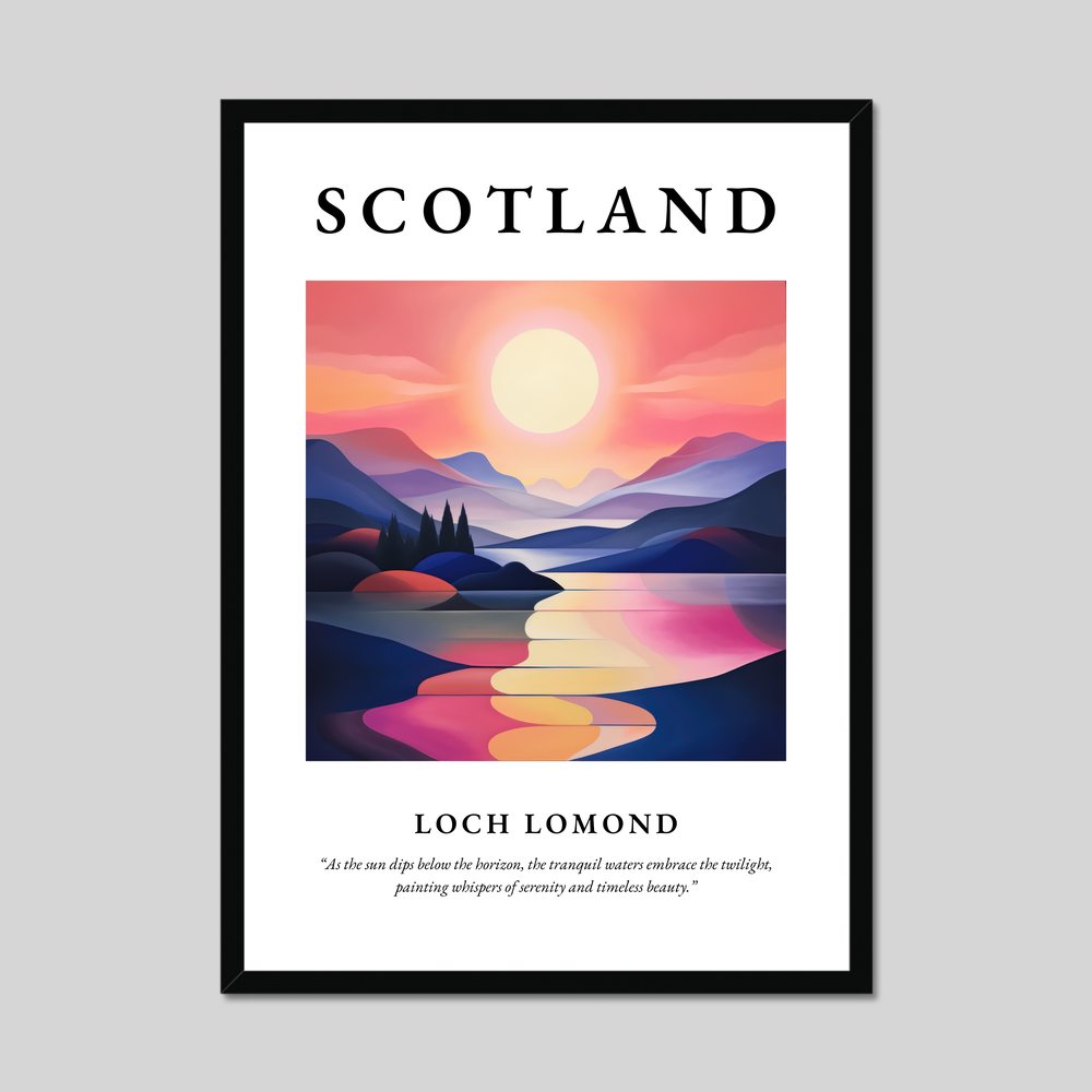 Poster of Loch Lomond, Scotland.