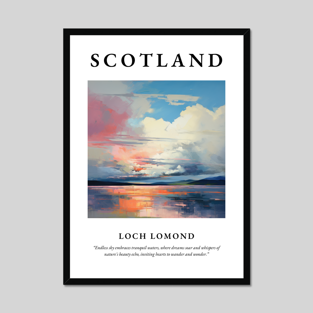 Poster of Loch Lomond, Scotland.