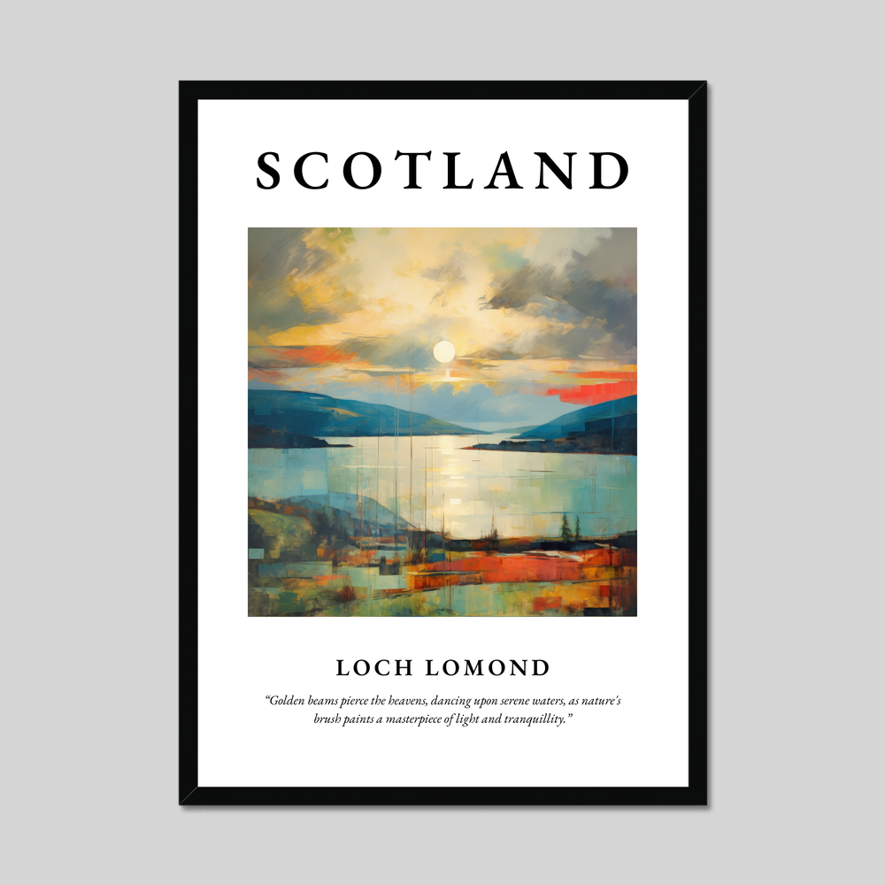 Poster of Loch Lomond, Scotland.