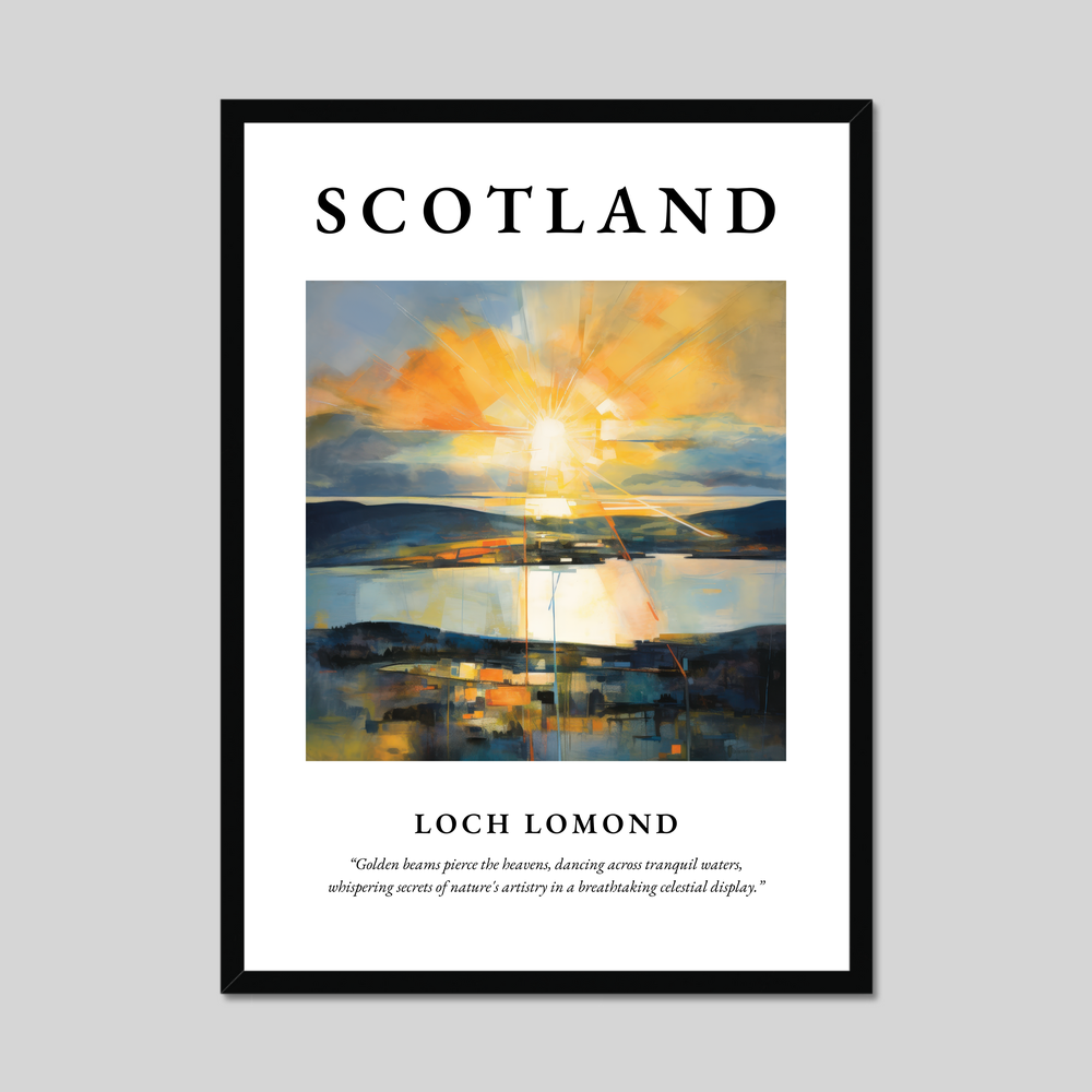 Poster of Loch Lomond, Scotland.