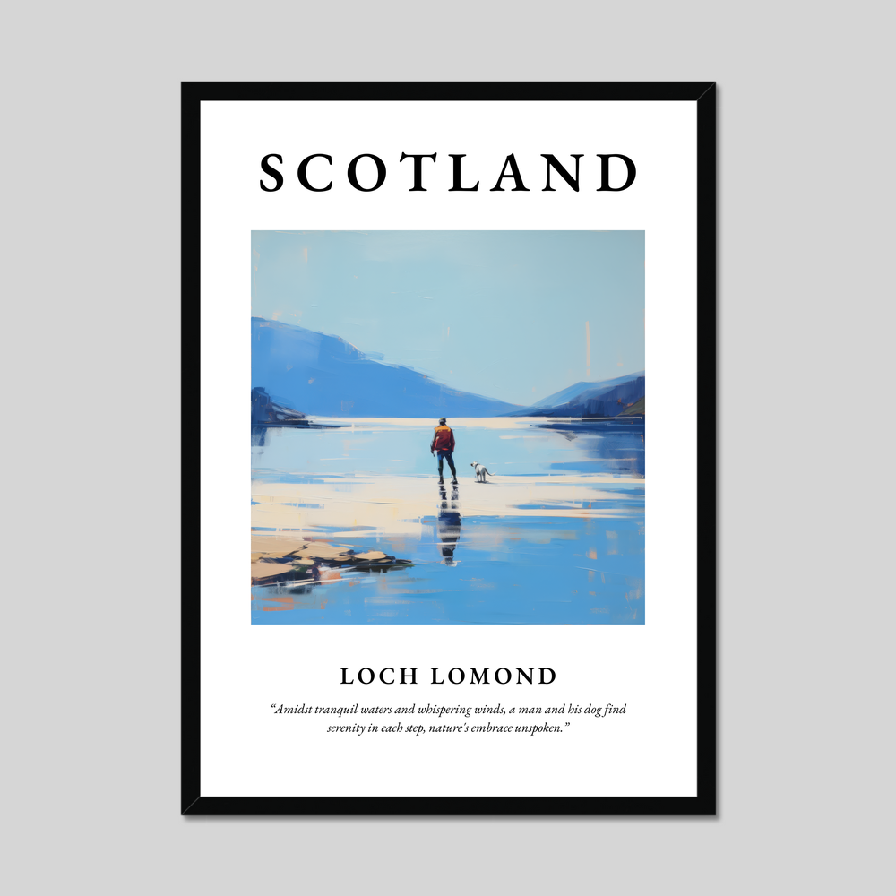 Poster of Loch Lomond, Scotland.