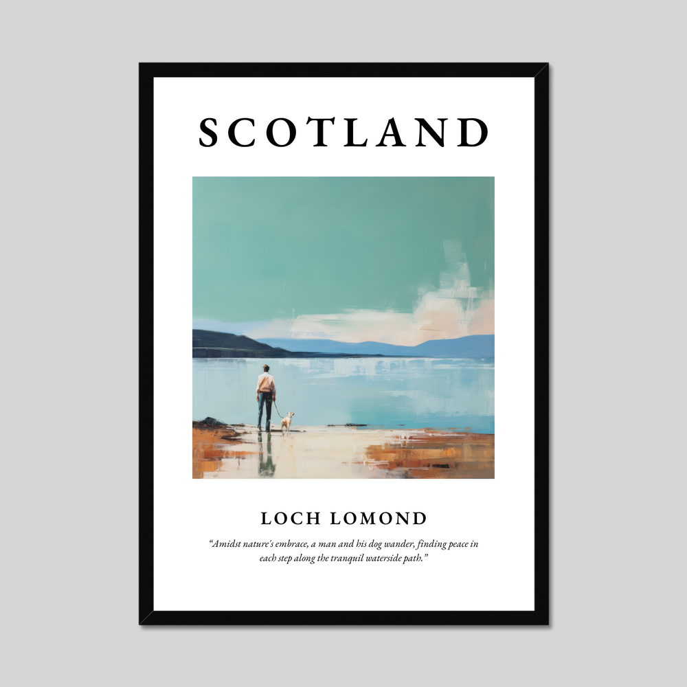 Poster of Loch Lomond, Scotland.