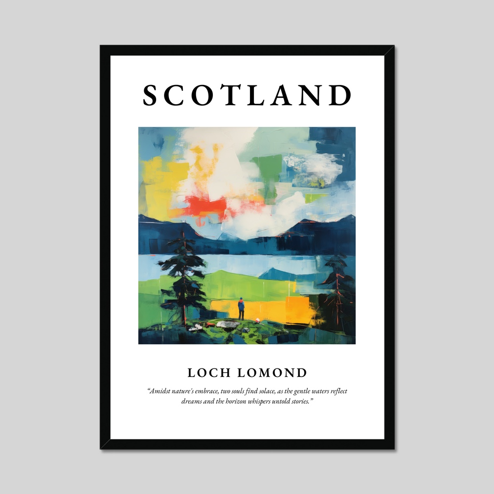 Poster of Loch Lomond, Scotland.