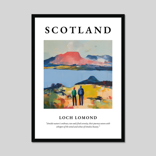 Poster of Loch Lomond, Scotland.