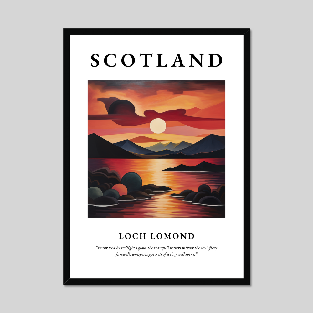 Poster of Loch Lomond, Scotland.