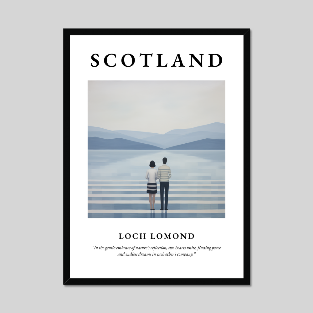 Poster of Loch Lomond, Scotland.