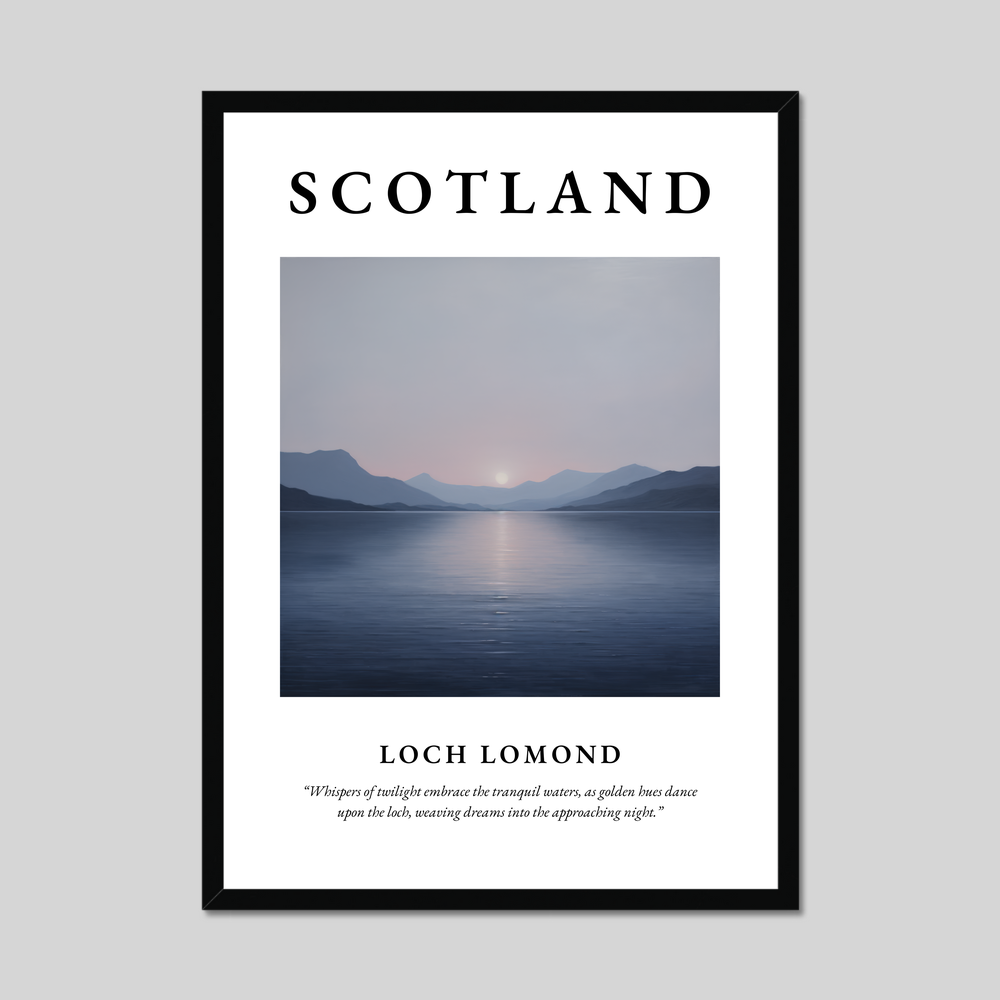 Poster of Loch Lomond, Scotland.