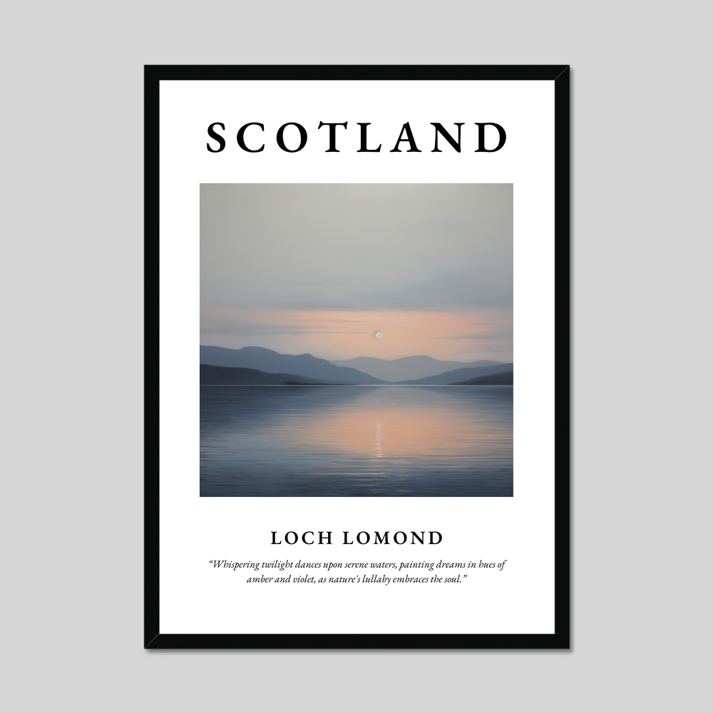 Poster of Loch Lomond, Scotland.