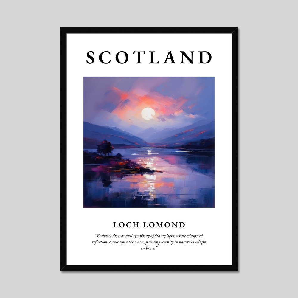 Poster of Loch Lomond, Scotland.